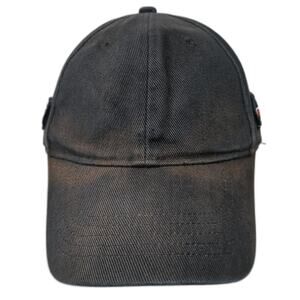 Opti-Grab Strapback Baseball Cap Black One Size Adjustable Headshots By Kc Caps